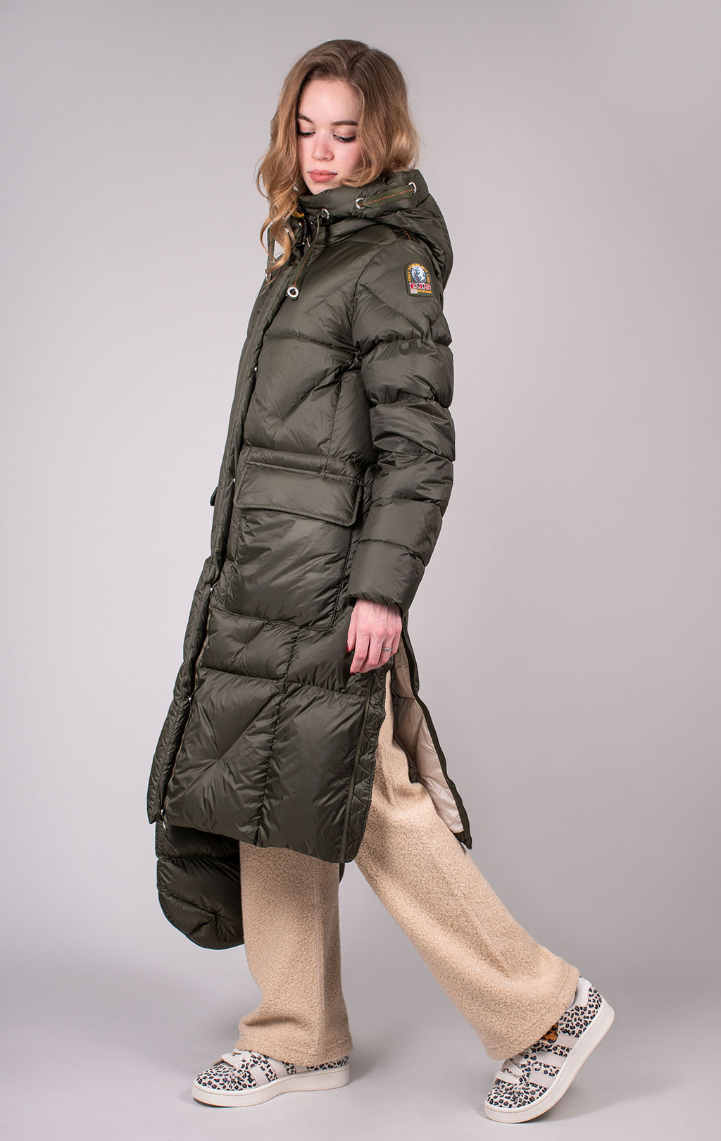 Женское пальто пуховое PARAJUMPERS LEONIE FW 24/25 rosemary 