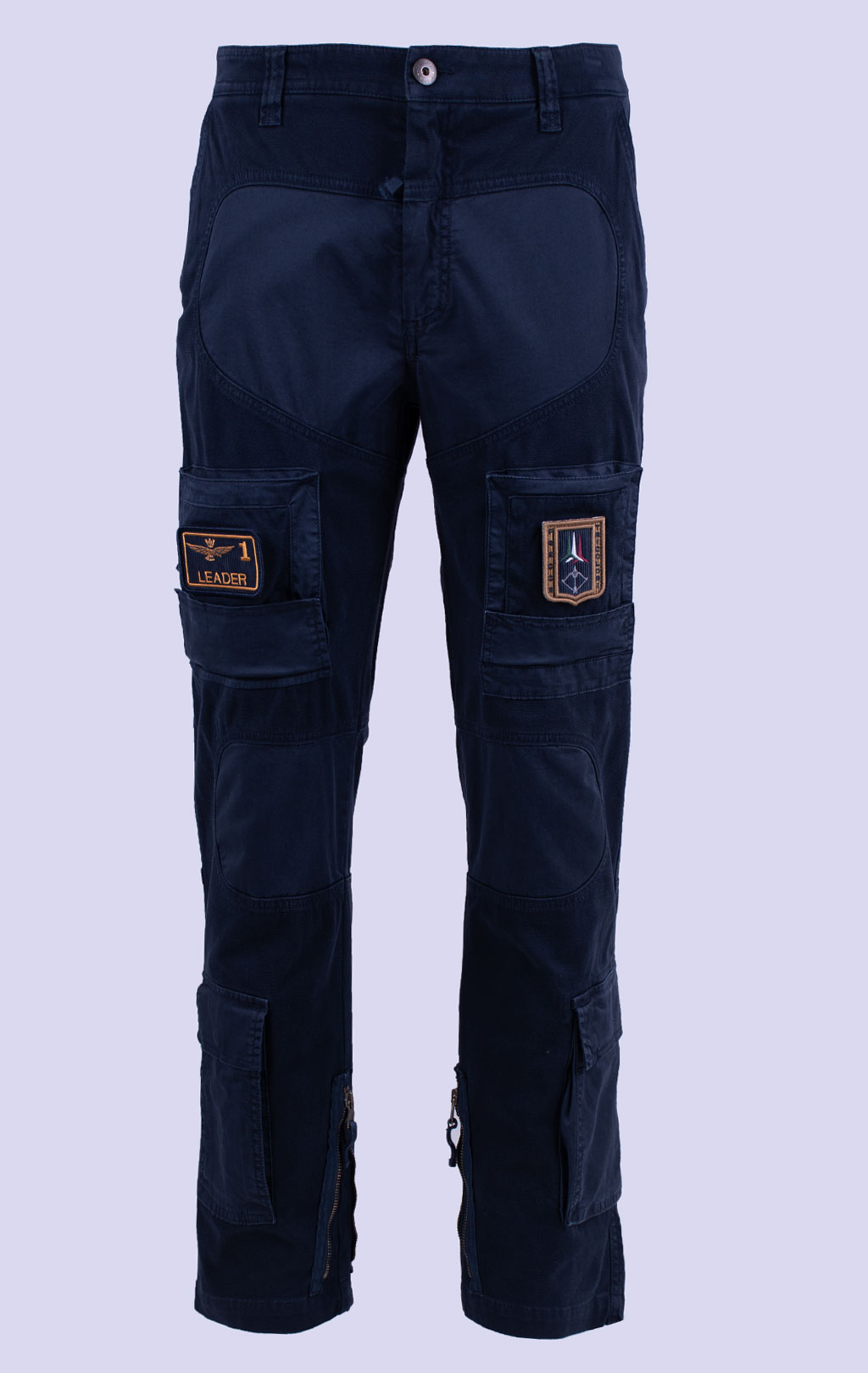 Брюки-карго AERONAUTICA MILITARE ANTI-G плотные FW 26/27/AL blue navy (PA 1664) 