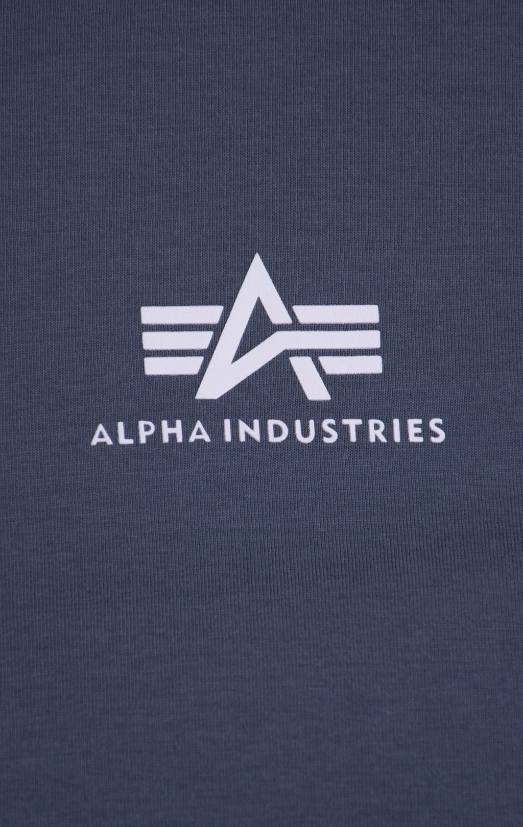 Футболка ALPHA INDUSTRIES BASIC T SMALL LOGO denim blue 