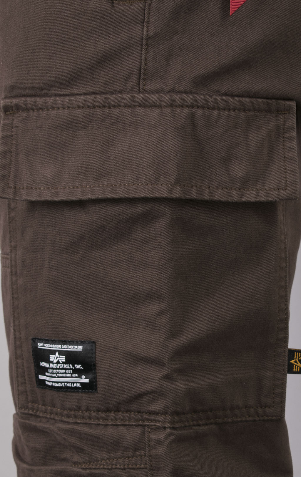 Брюки джоггеры ALPHA INDUSTRIES COTTON JOGGER FW 23/24 chocolate 