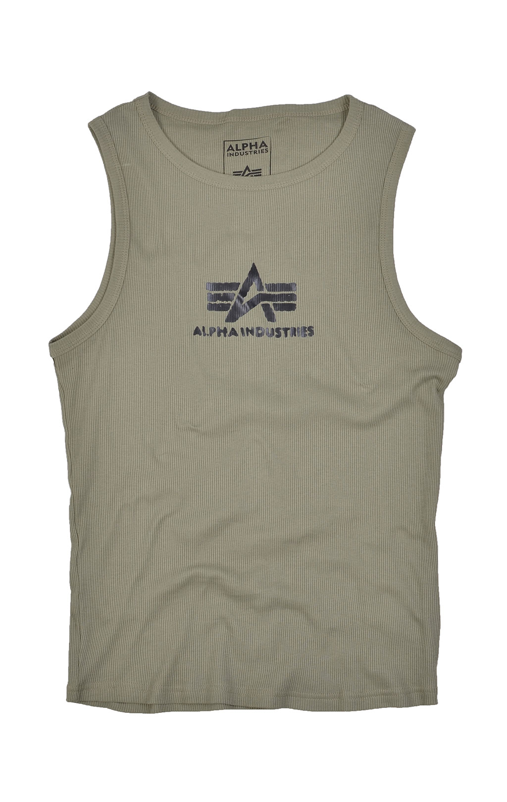 Майка ALPHA INDUSTRIES LOGO TANK olive black 