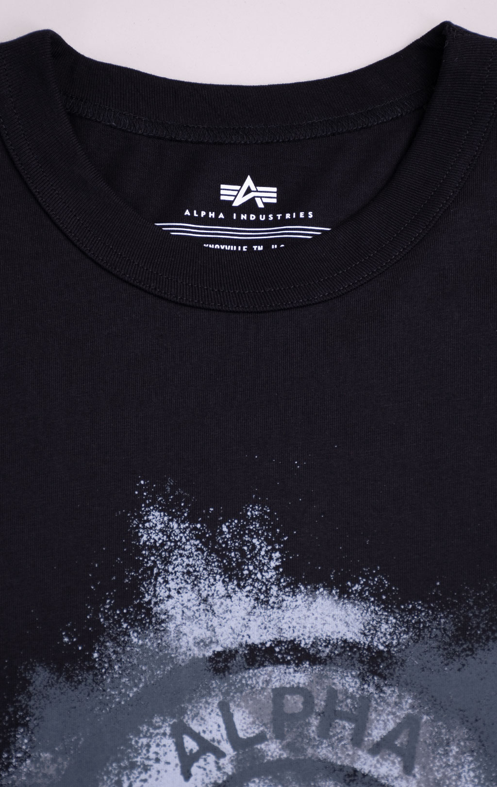 Футболка ALPHA INDUSTRIES RELAXED FADED PRINT TEE SS 26 black 