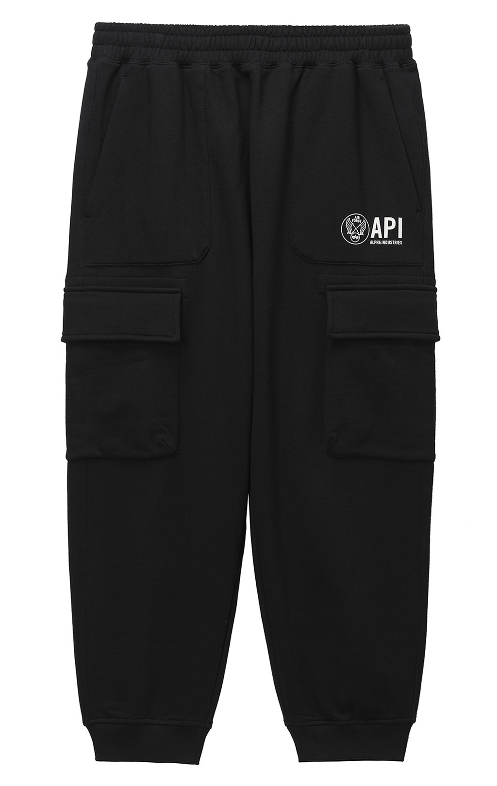 Брюки спортивные джоггеры ALPHA INDUSTRIES UNFRM CARGO SWEATPANTS FW 25/26 black M001151 