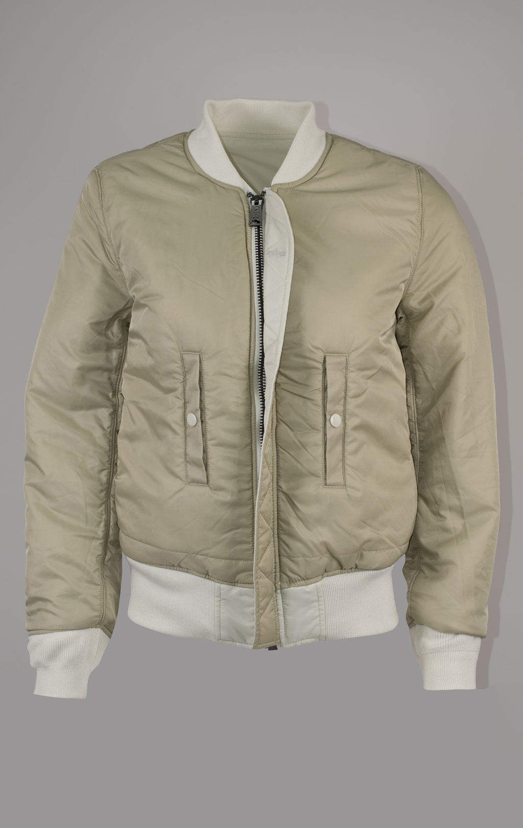 Женский бомбер ALPHA INDUSTRIES MA-1 W SS 25 m dune white 