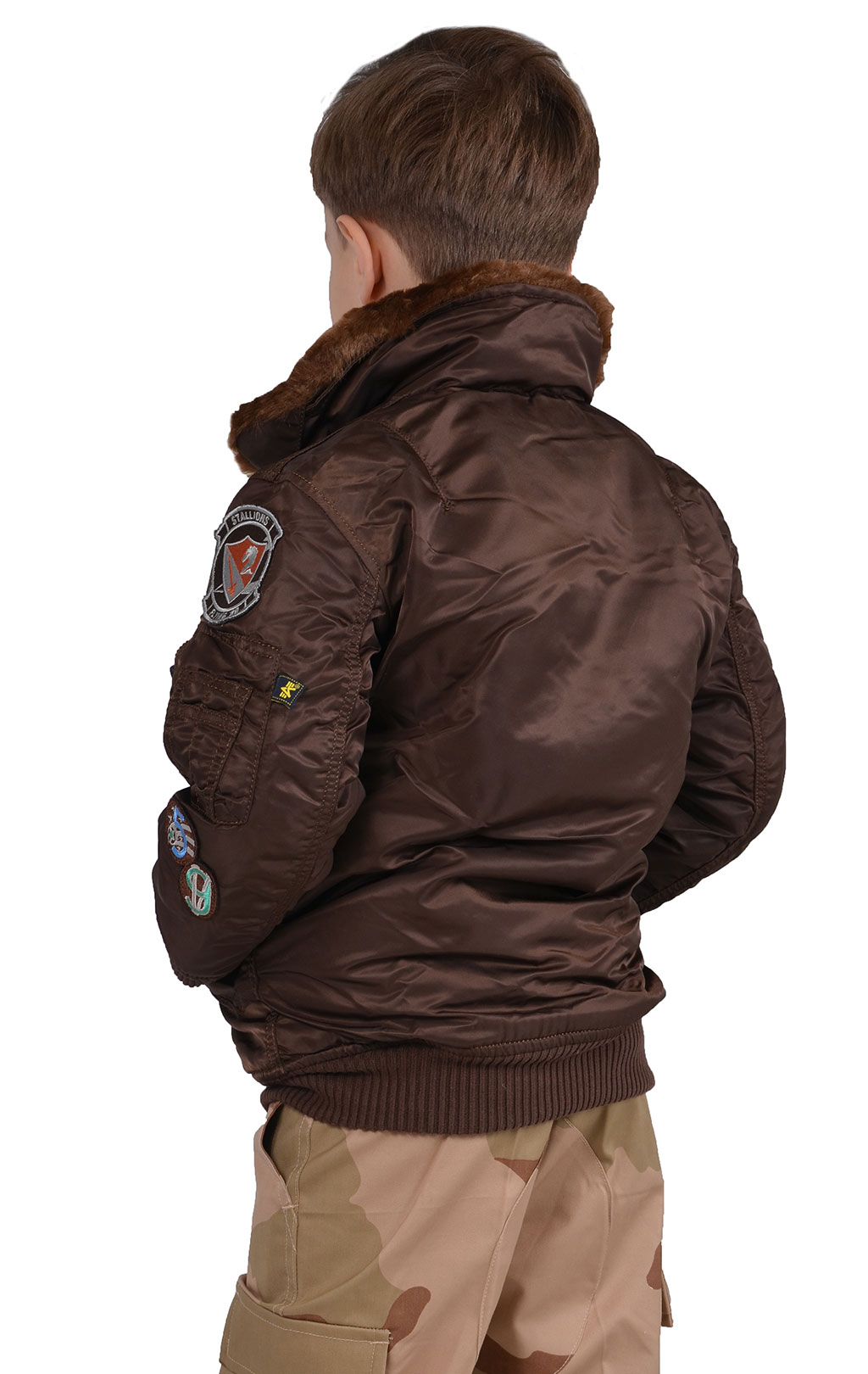 Детская куртка ALPHA INDUSTRIES MAVERICK cocoa 