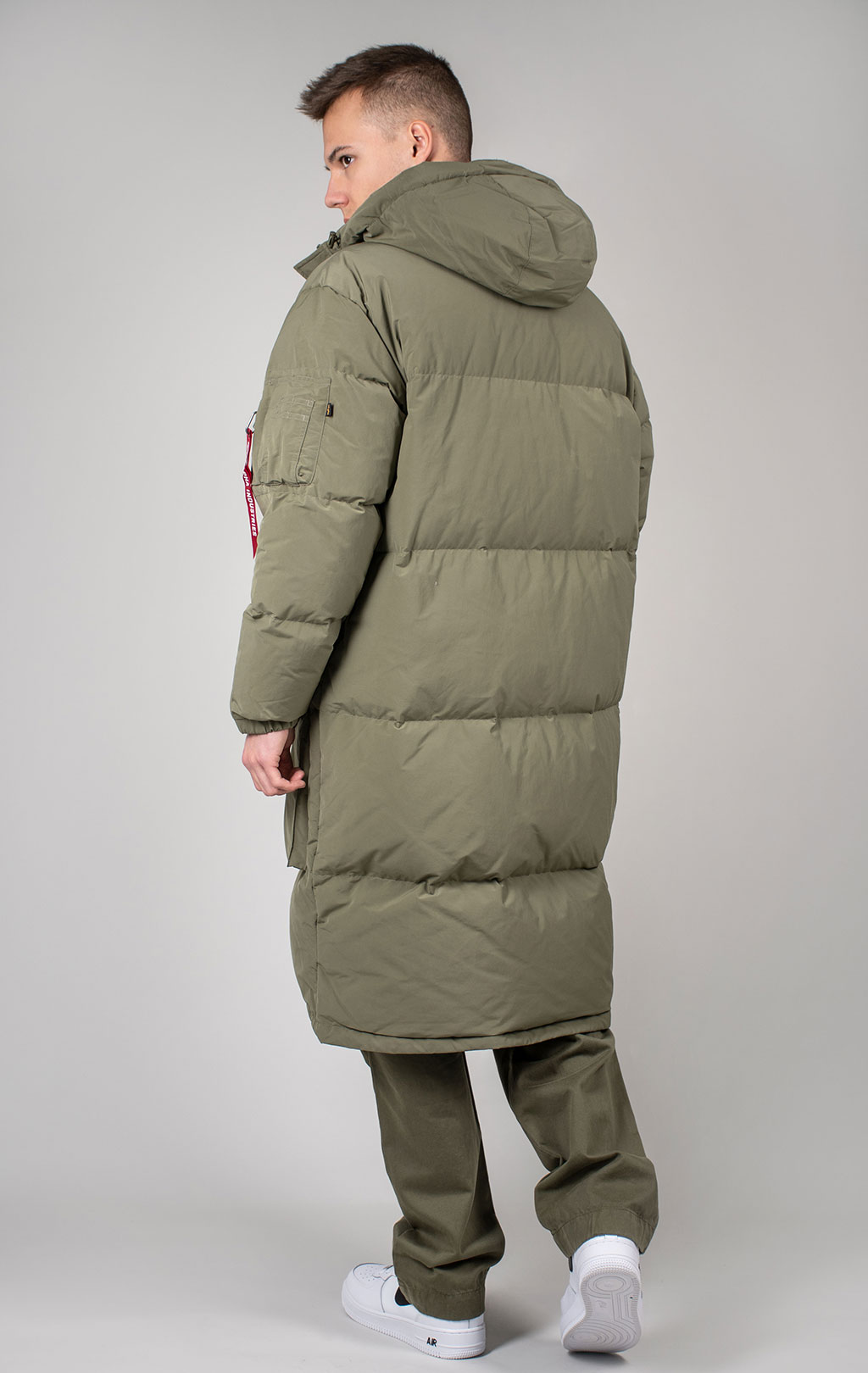 Парка ALPHA INDUSTRIES LONG PUFFER PARKA FW 24/25 OG-107 green 