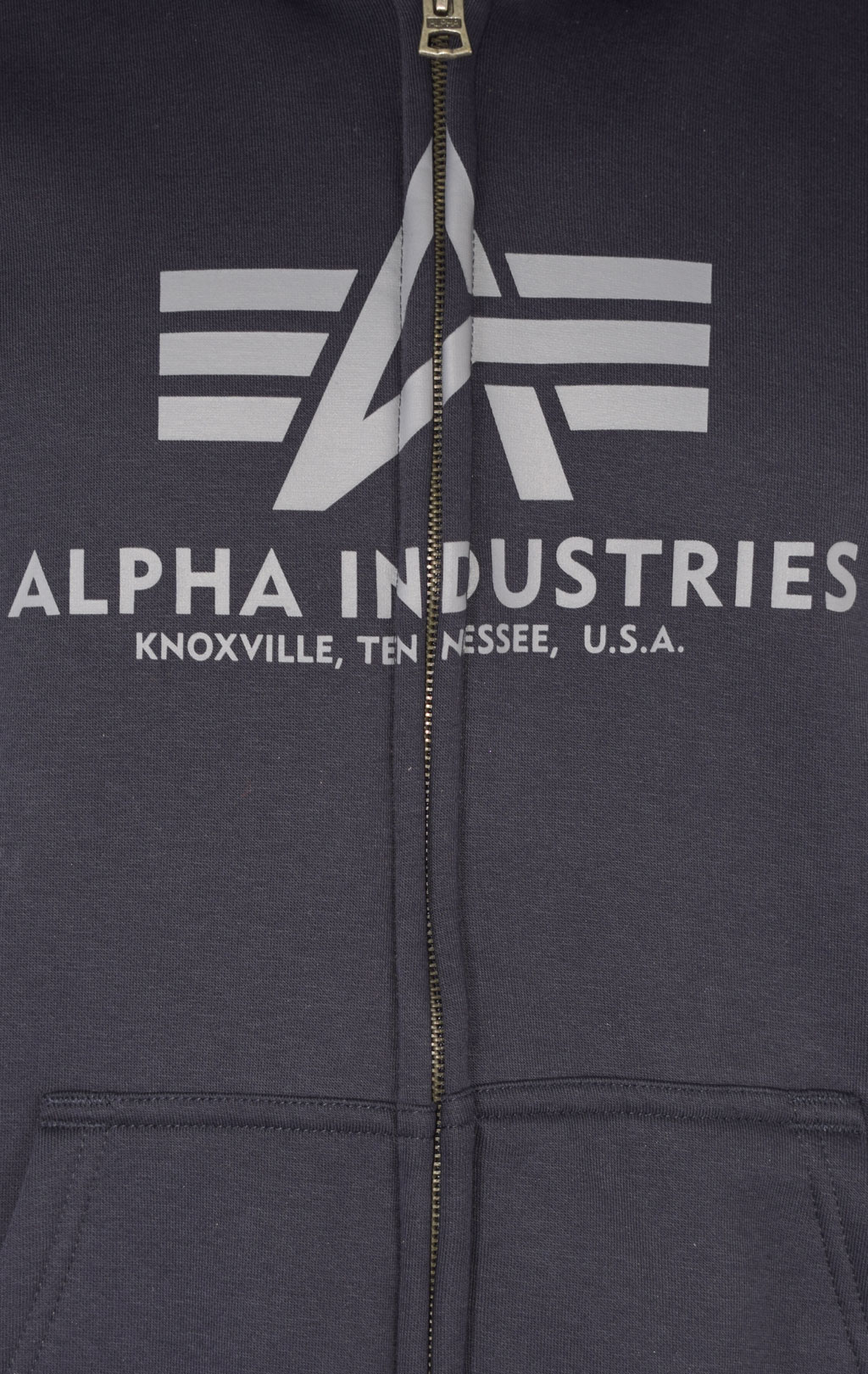 Толстовка ALPHA INDUSTRIES BASIC ZIP HOODY rep. blue 