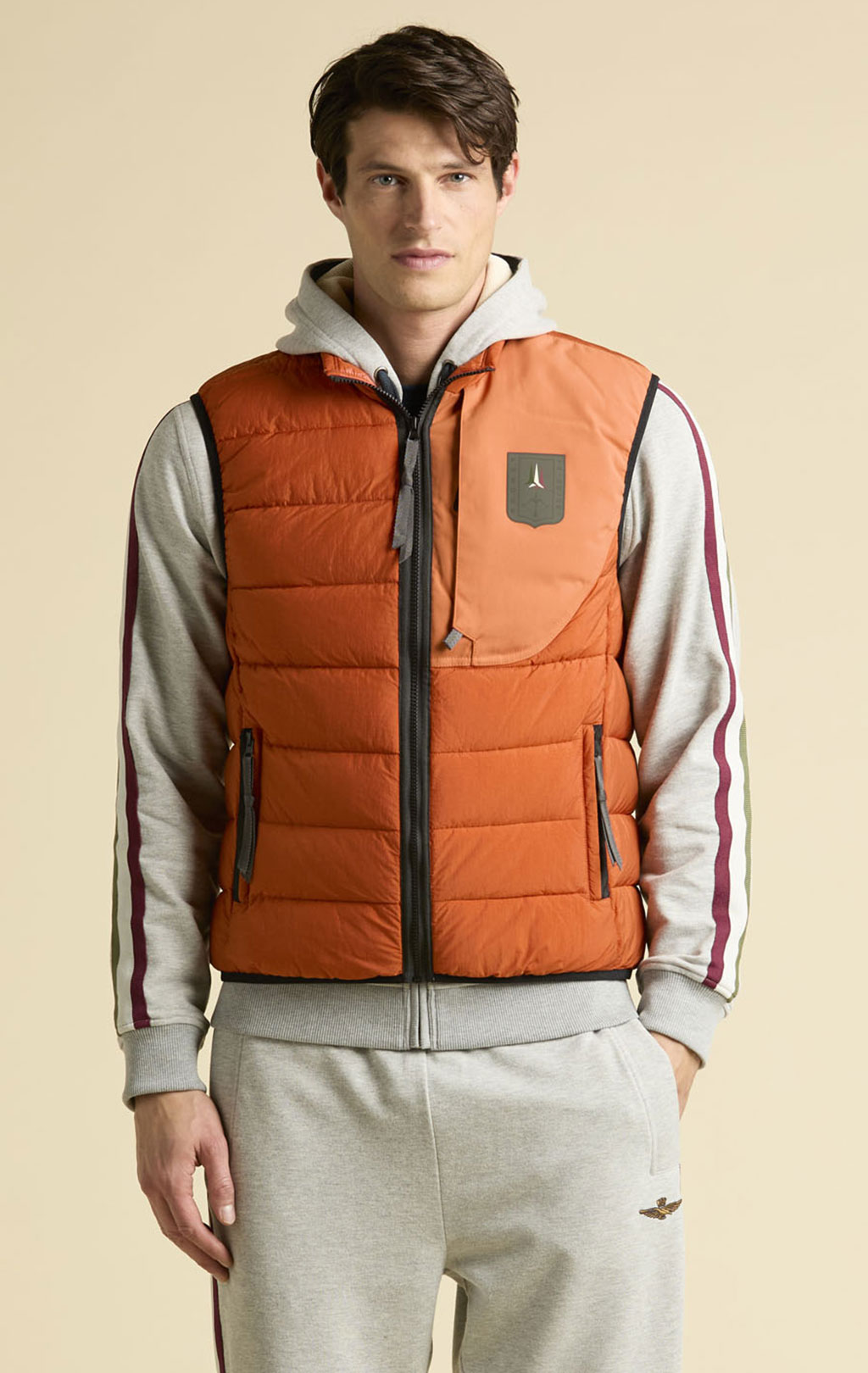 Жилет AERONAUTICA MILITARE FW 25/26/CN clay orange (AB 3023) 