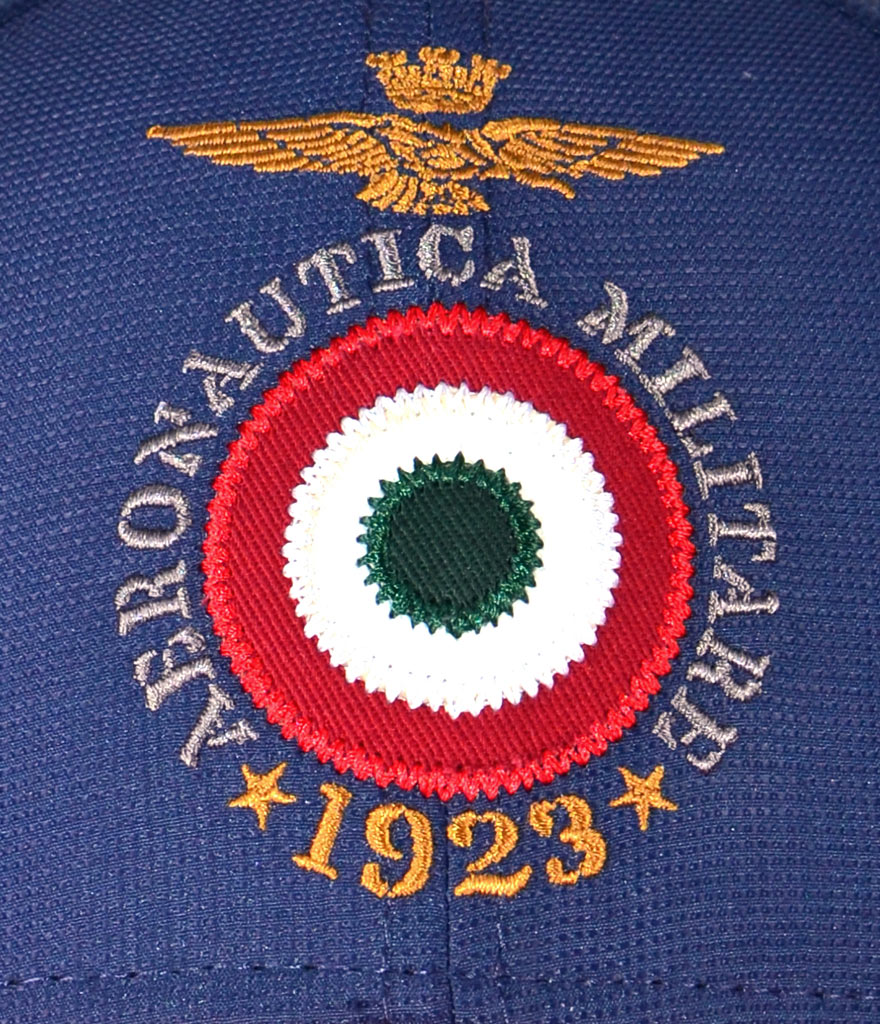 Бейсболка AERONAUTICA MILITARE blue/rosso (HA 983) 