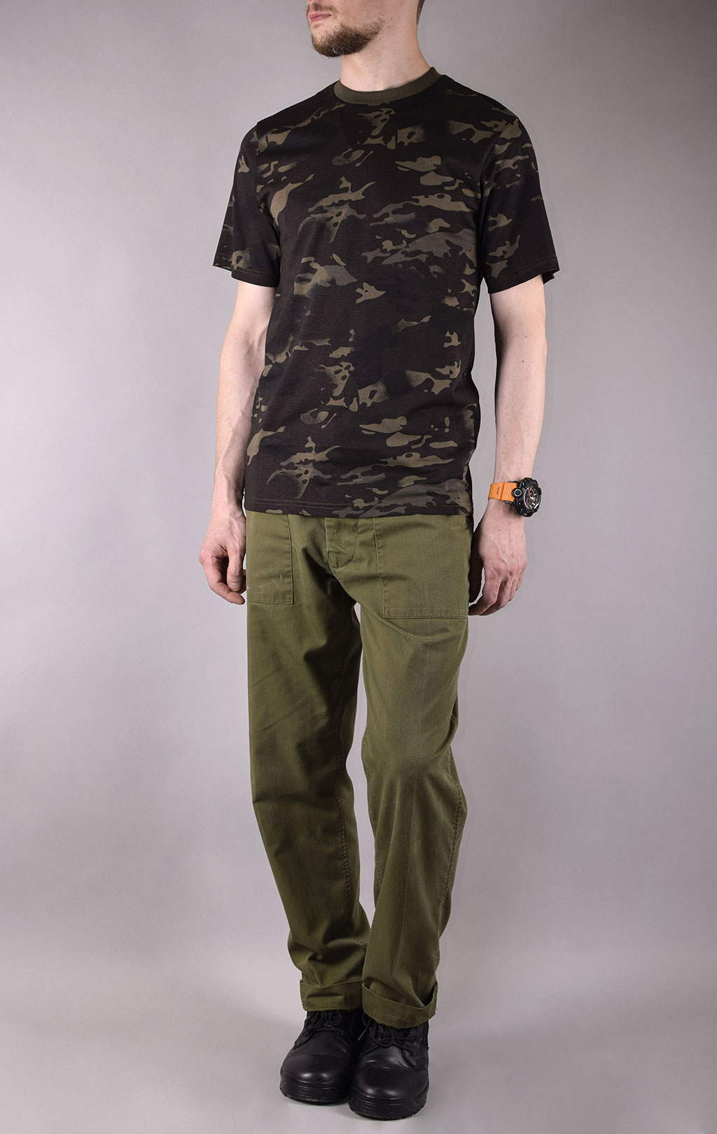 Футболка полевая multicam black 