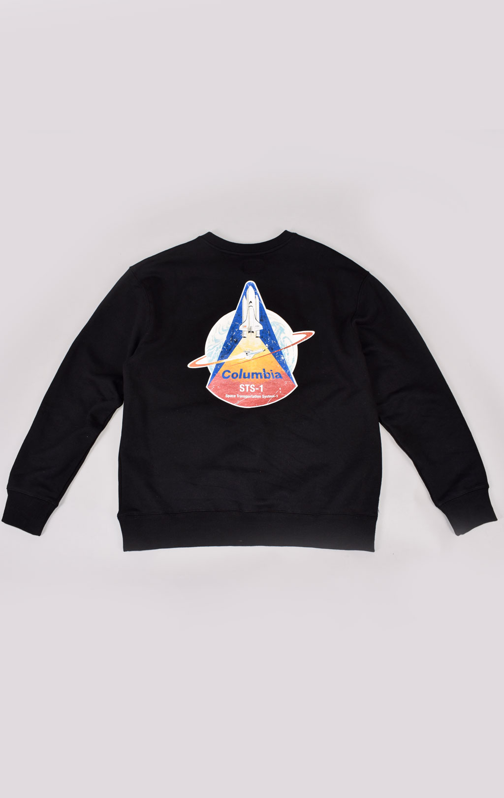 Свитшот ALPHA INDUSTRIES NASA COLUMBIA CREWNECK FW 21/22 black 