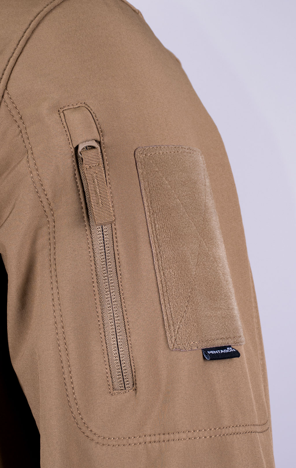 Куртка тактическая softshell Pentagon мембрана ARTAXES big size Soft Shell coyote 08011 