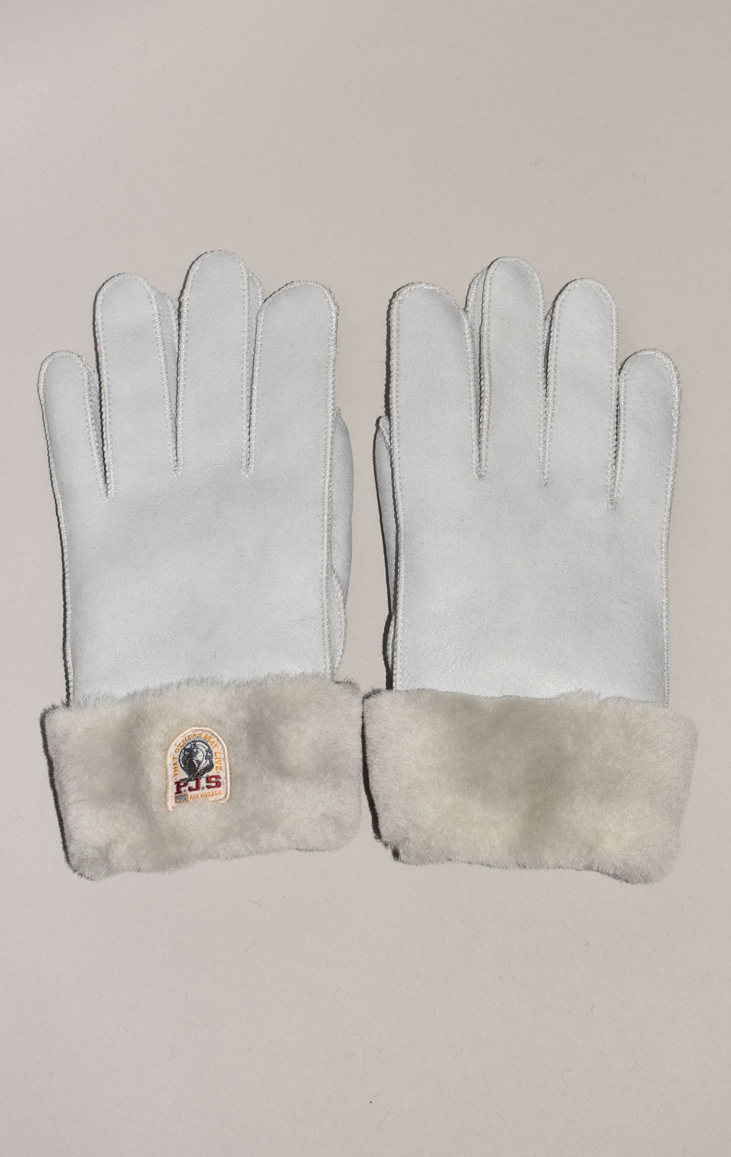 Женские перчатки PARAJUMPERS SHEARLING GLOVES овчина FW 23/24 shark 