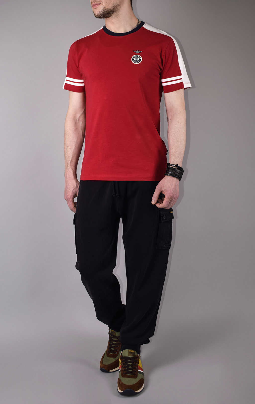 Футболка AERONAUTICA MILITARE SS 20 rosso (TS 1700) 