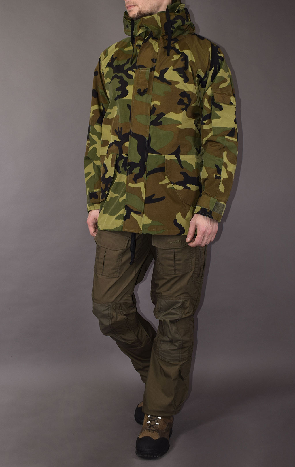 Куртка непромокаемая Mil-Tec мембрана camo woodland 