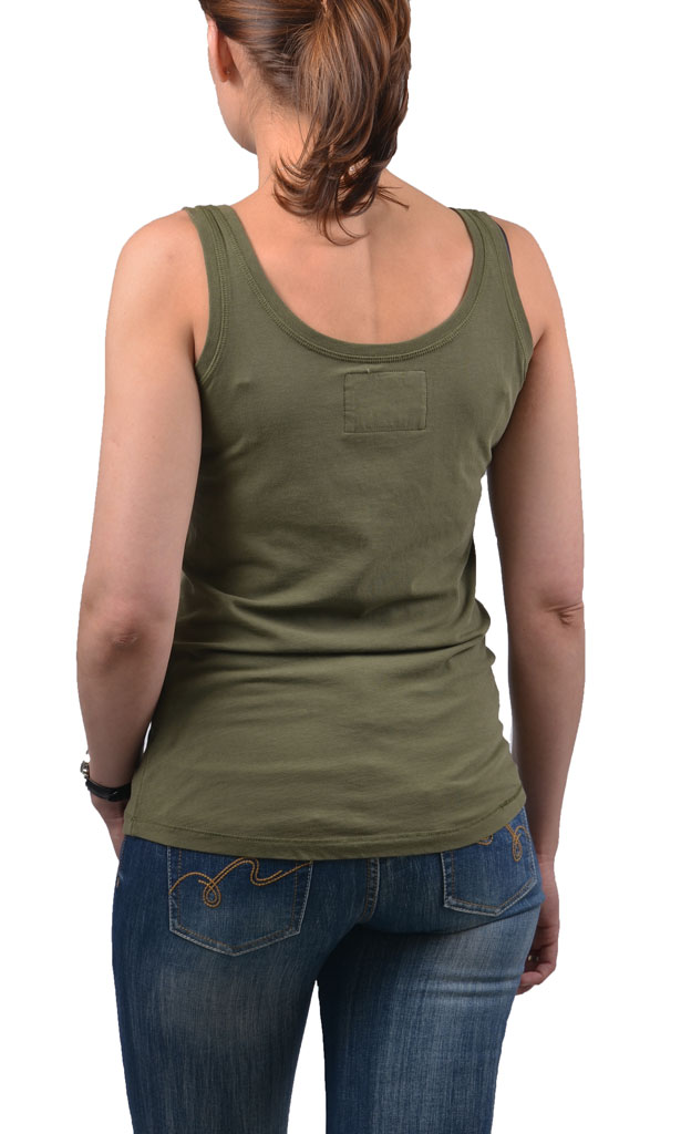 Женская футболка Mar.Militare verde militare (green) (ANWT014) 
