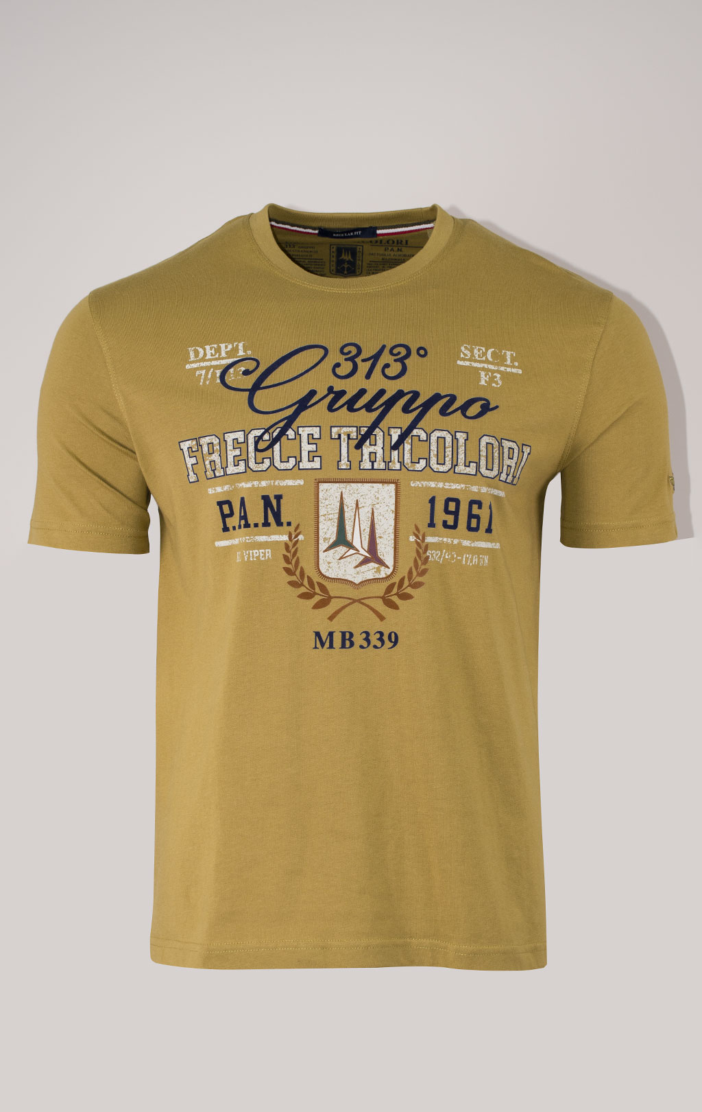 Футболка AERONAUTICA MILITARE SS 24/BD olive green (TS 2221)