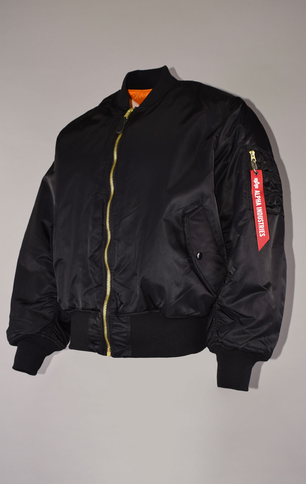 Бомбер ALPHA INDUSTRIES ORIGINAL FIT MA-1 FW 22/23 m black 