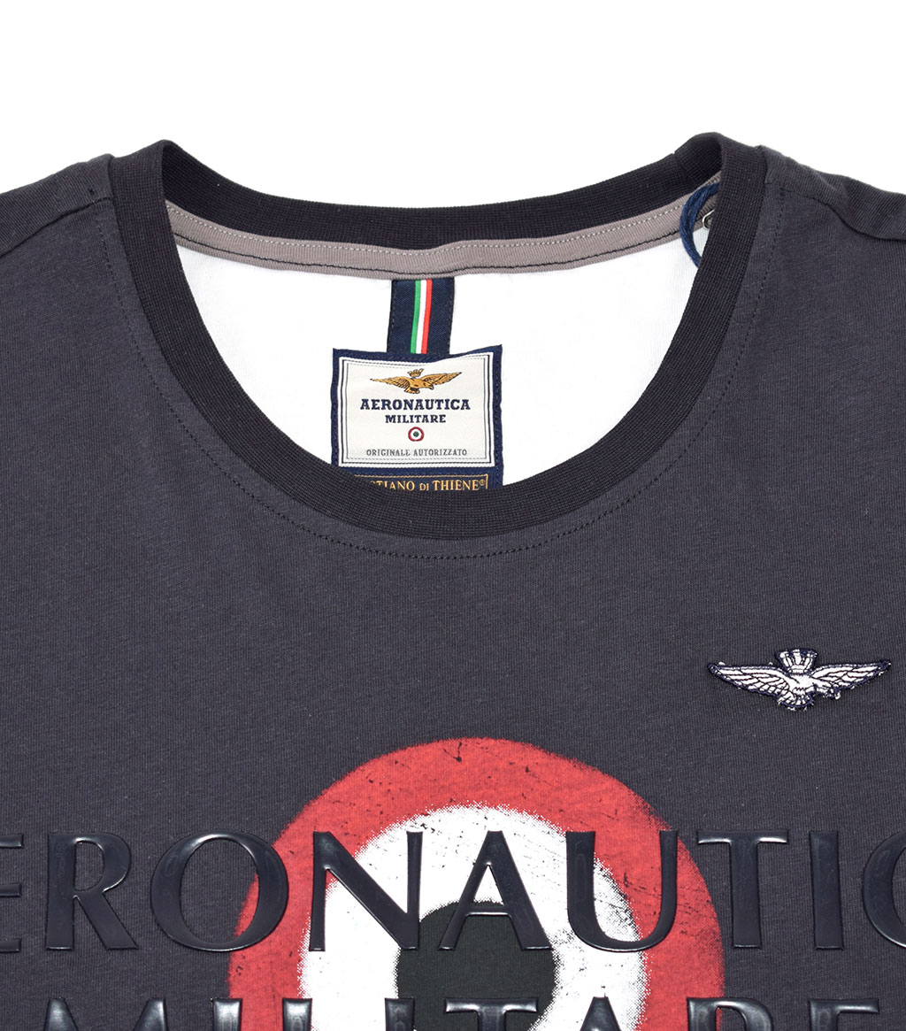 Футболка AERONAUTICA MILITARE SS 20/TR blue navy (TS 1710)