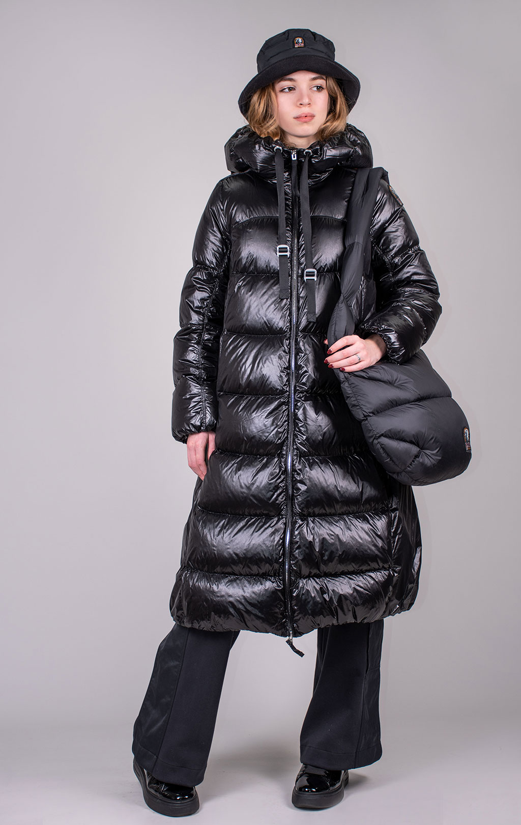 Женская куртка-пуховик PARAJUMPERS ARUM FLOWER FW 24/25 black 
