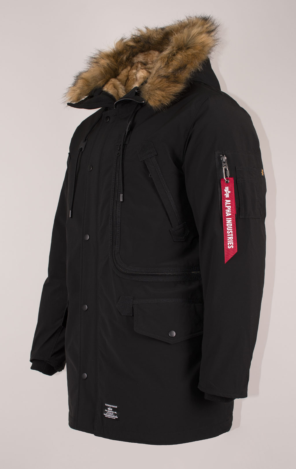 Аляска ALPHA INDUSTRIES ALPINE PARKA GEN-II N-3B FW 24/25 black 