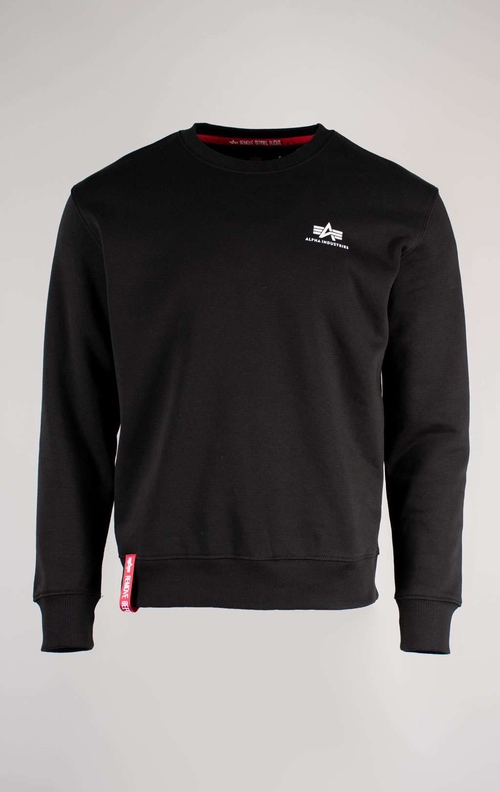 Свитшот ALPHA INDUSTRIES BASIC SWEATER SMALL LOGO black 