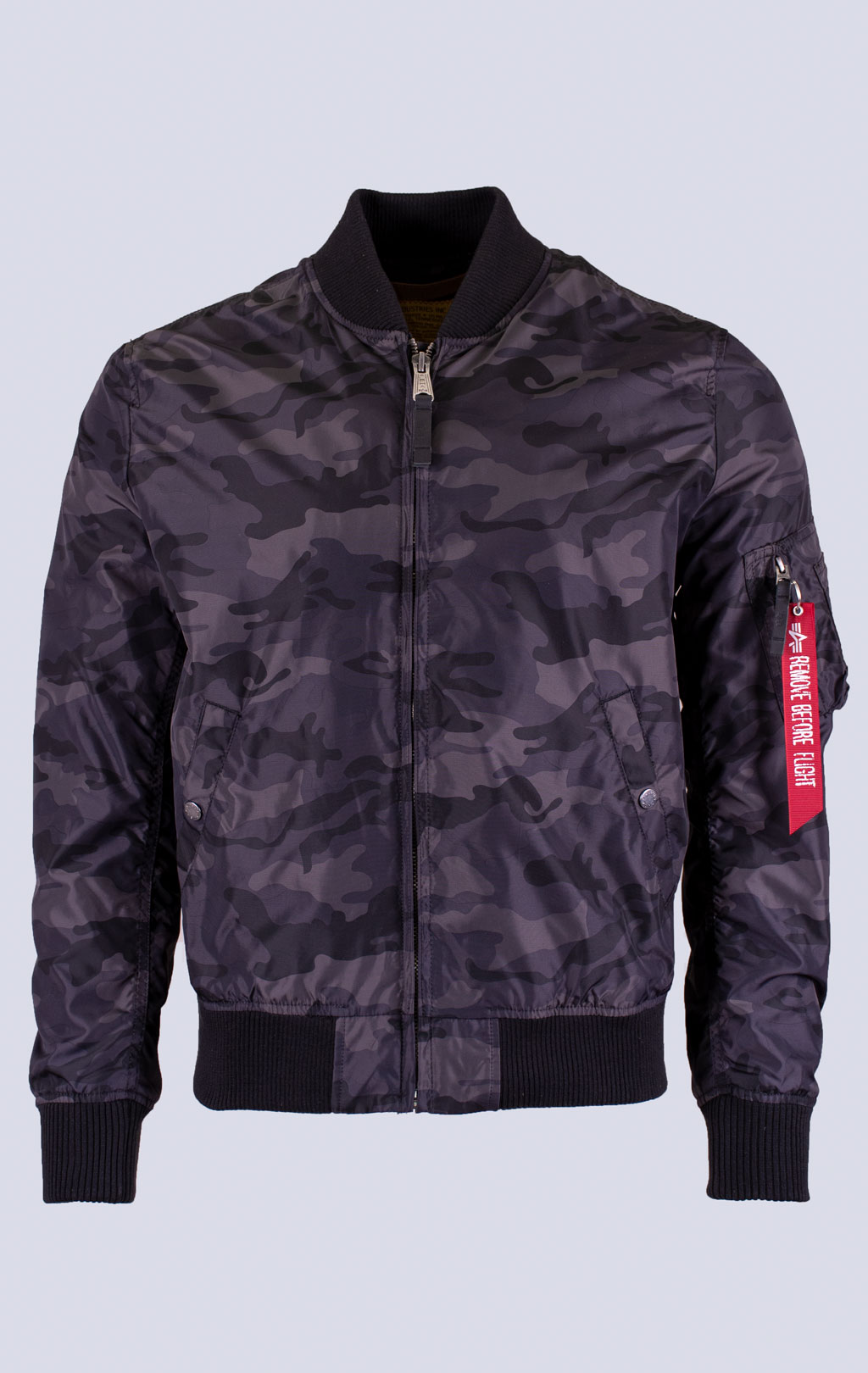 Ветровка-бомбер ALPHA INDUSTRIES MA-1 TT black camo 