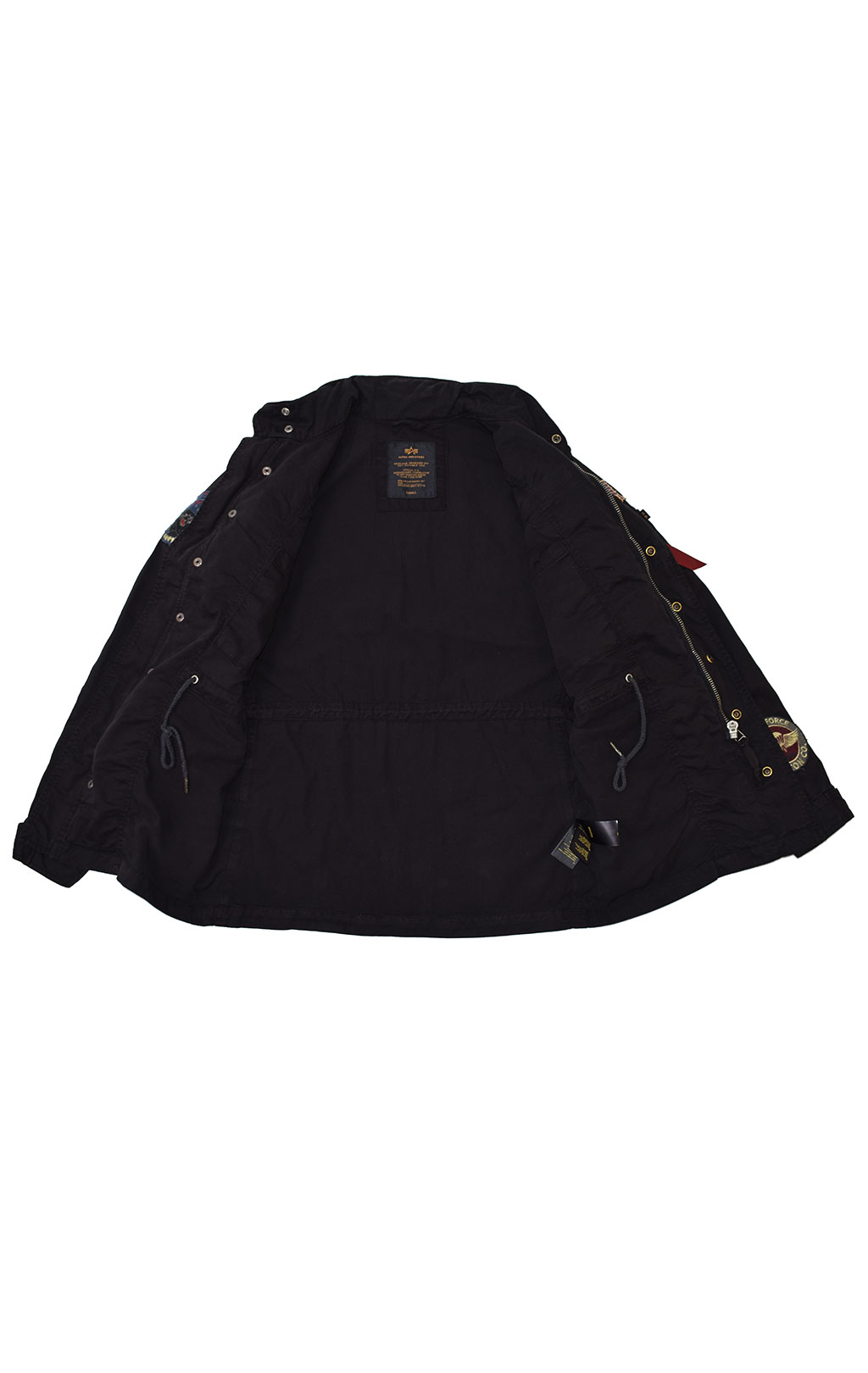 Ветровка ALPHA INDUSTRIES HUNTINGTON PATCH M-65 black 