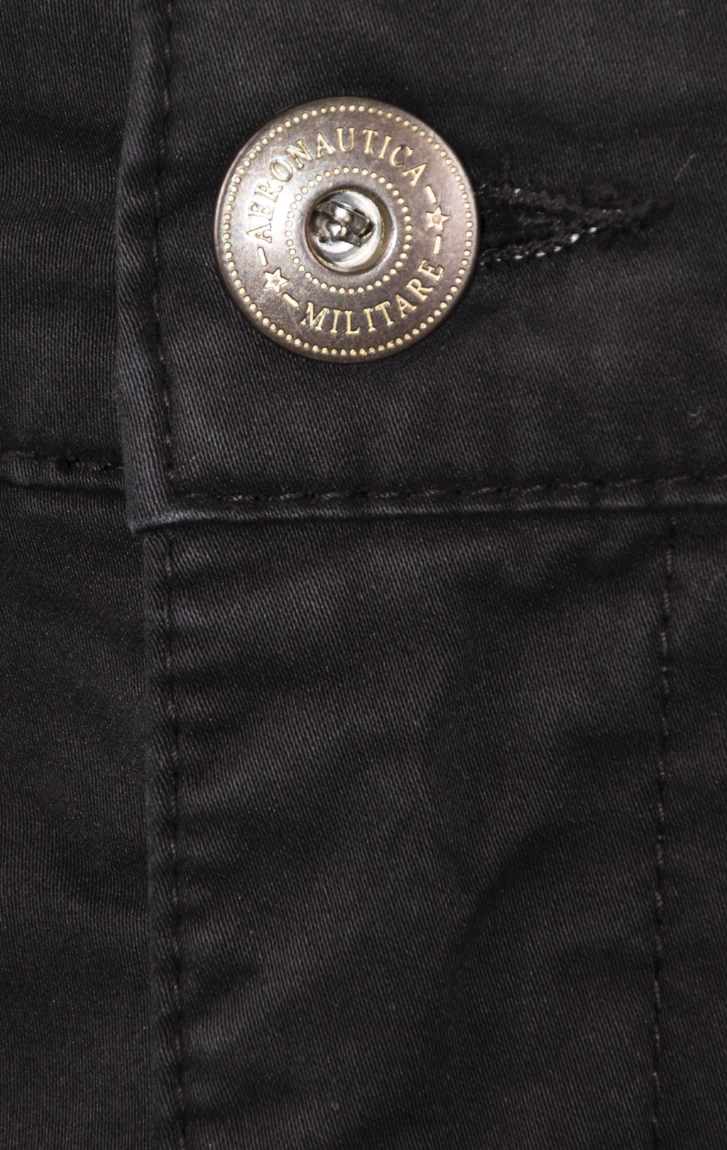 Брюки-карго AERONAUTICA MILITARE big size плотные FW 24/25/AL jet black (PA 1329) 
