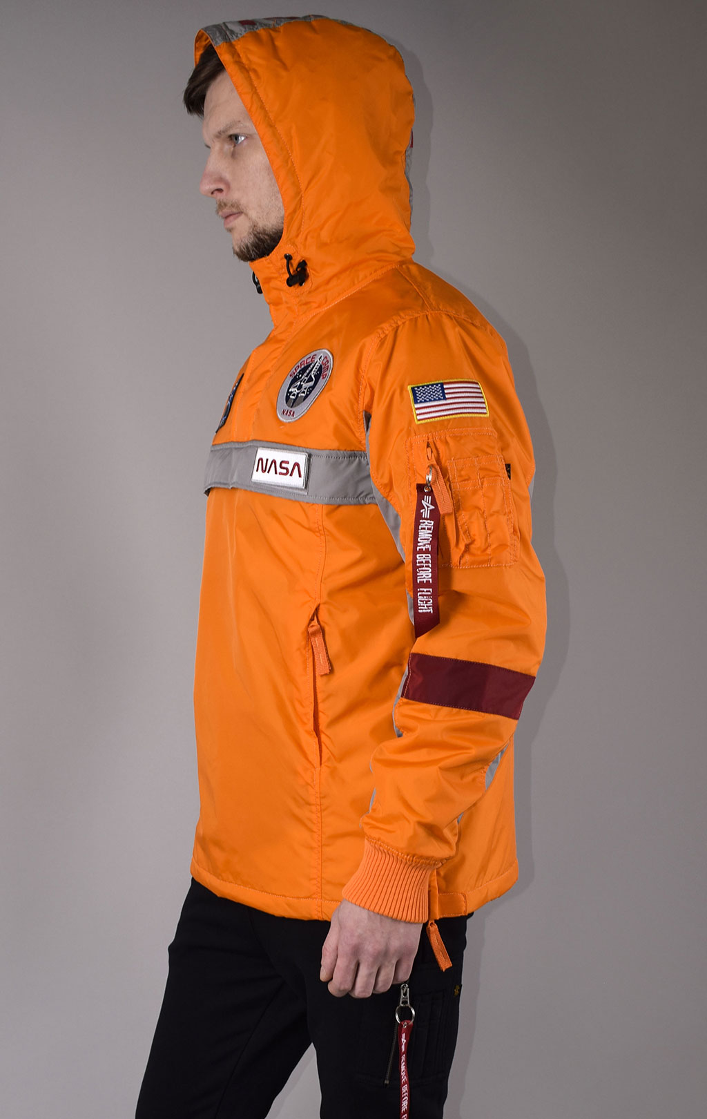 Анорак ALPHA INDUSTRIES NASA SPACE CAMP ANORAK alpha orange 