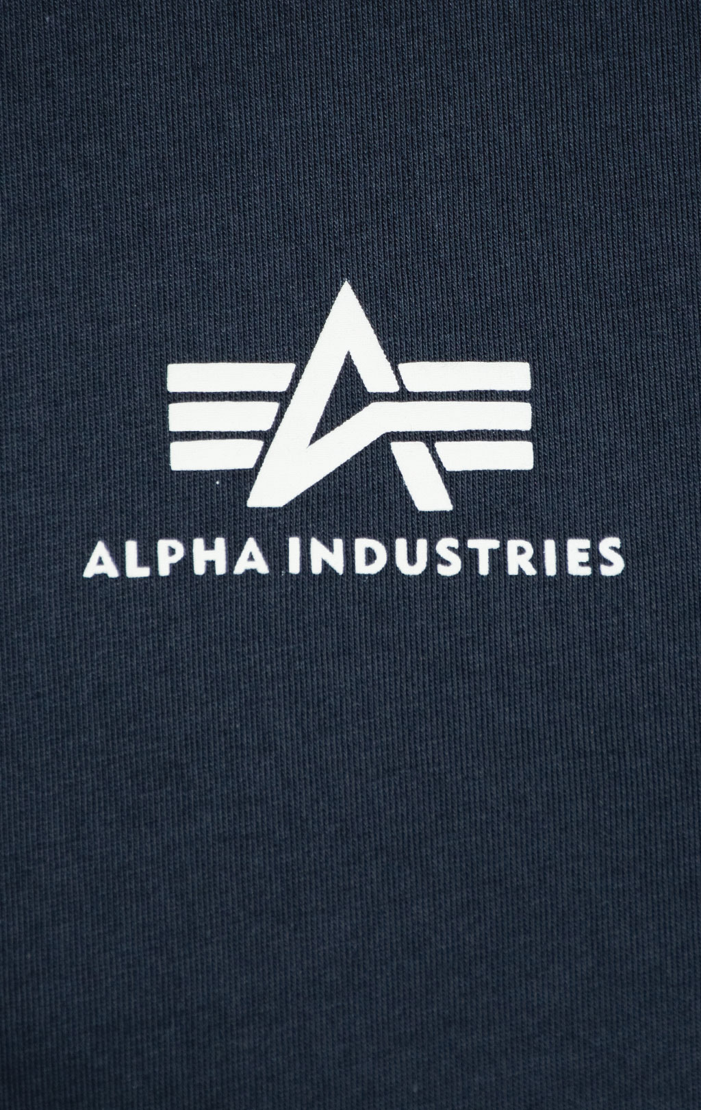 Футболка ALPHA INDUSTRIES BASIC T SMALL LOGO navy 