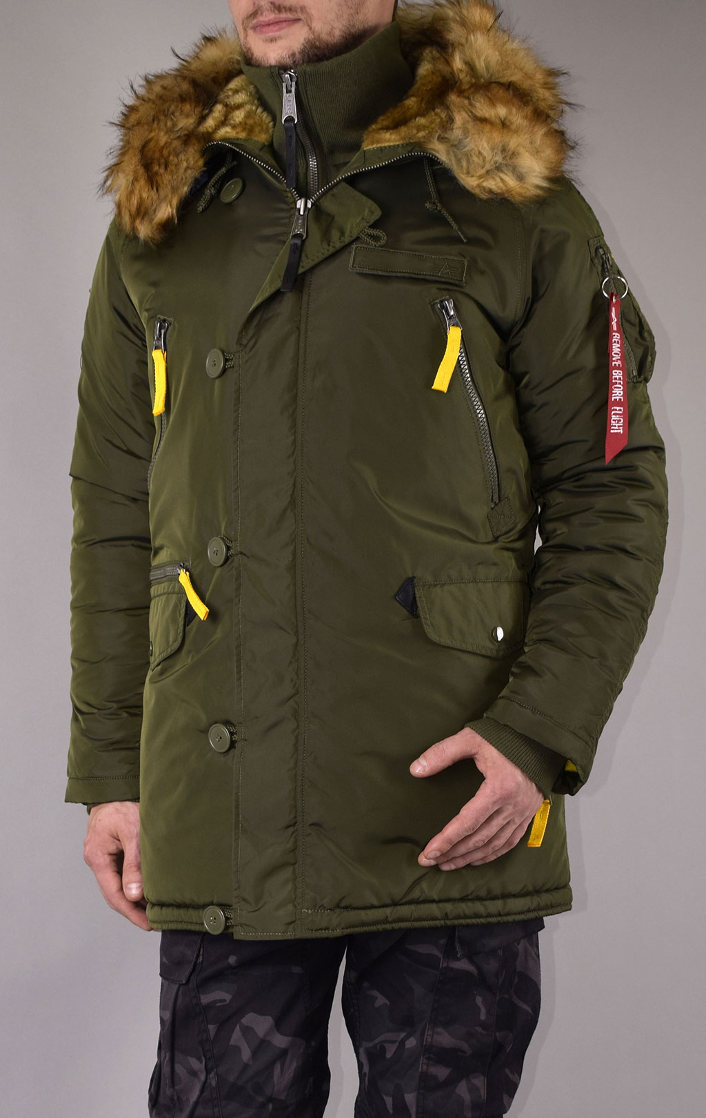 Аляска ALPHA INDUSTRIES PPS N-3B dark green 