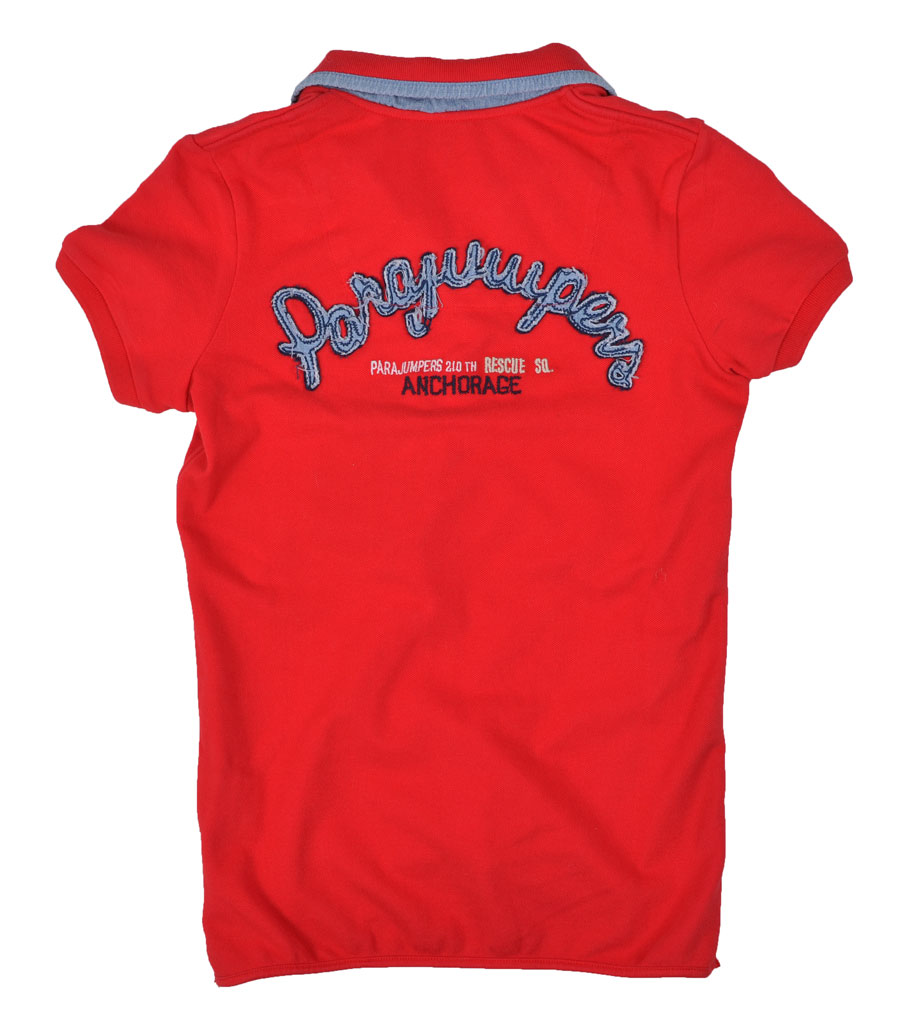 Женская футболка-поло PARAJUMPERS FISHLACKE red 