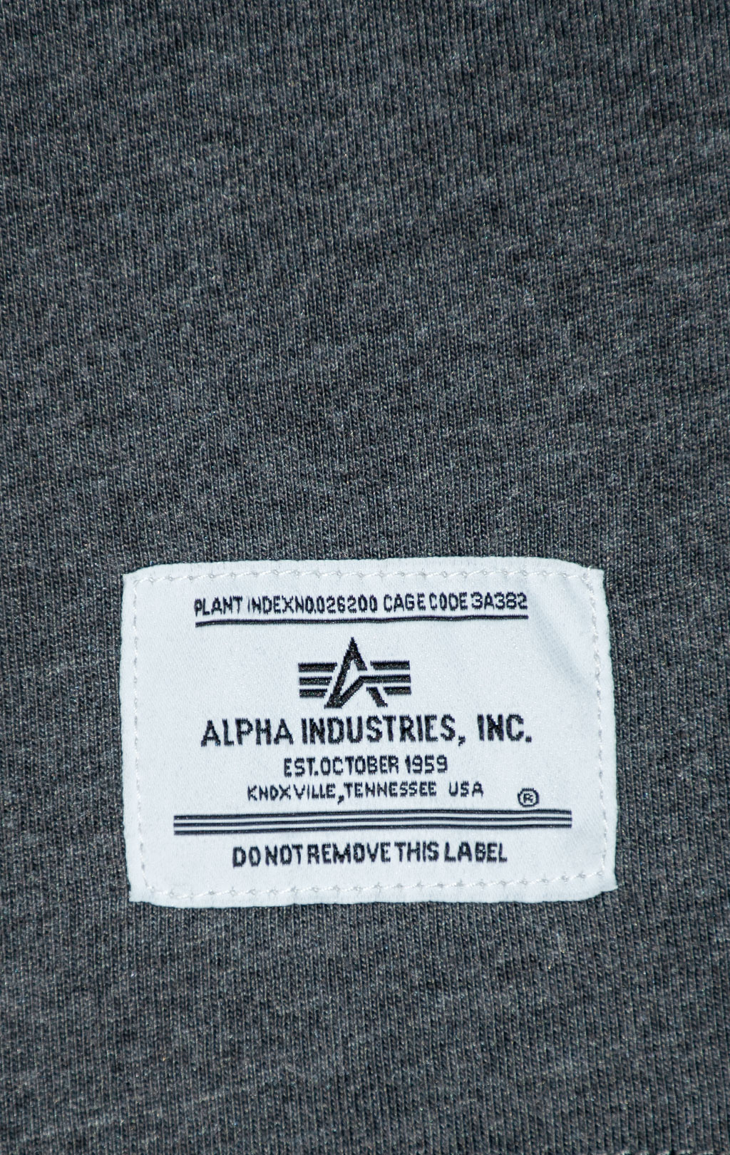Футболка ALPHA INDUSTRIES ESSENTIAL RELAXED TEE FW 25/26 dark charcoal heather 