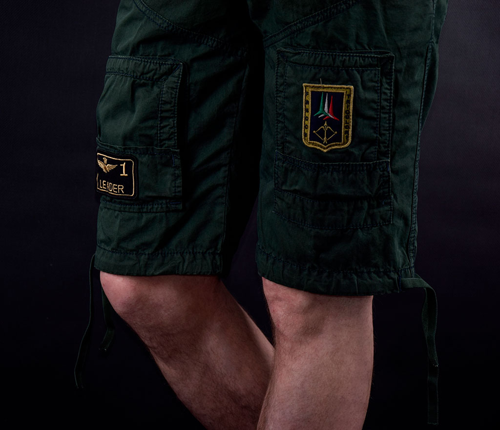 Шорты AERONAUTICA MILITARE verde bandiera (BE 041) 