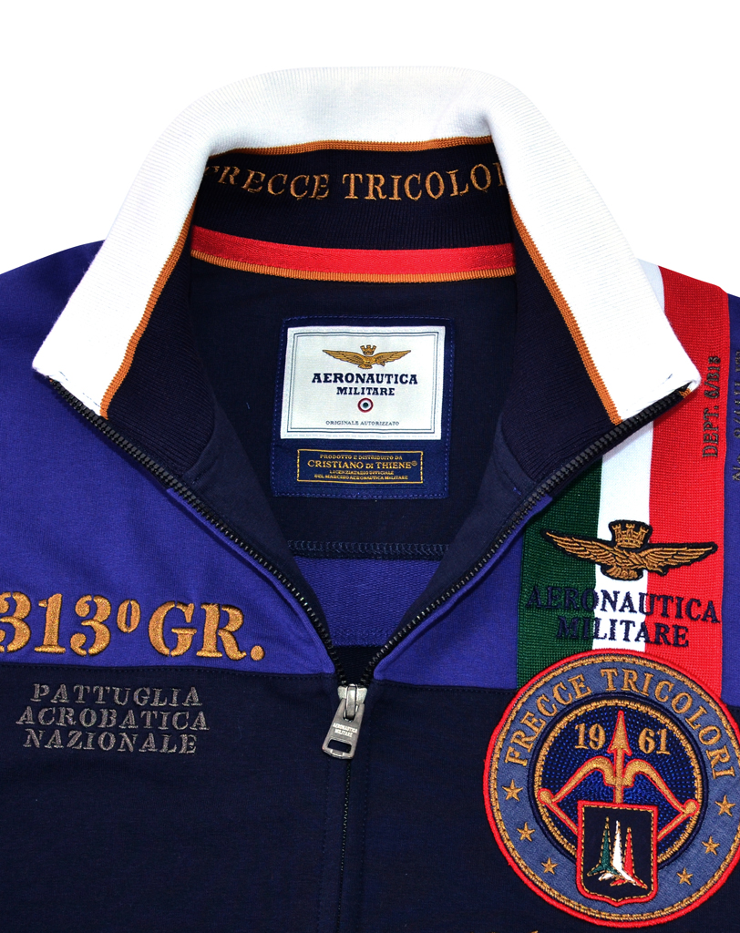 Толстовка AERONAUTICA MILITARE inchiostro/blue (FE 1245) 