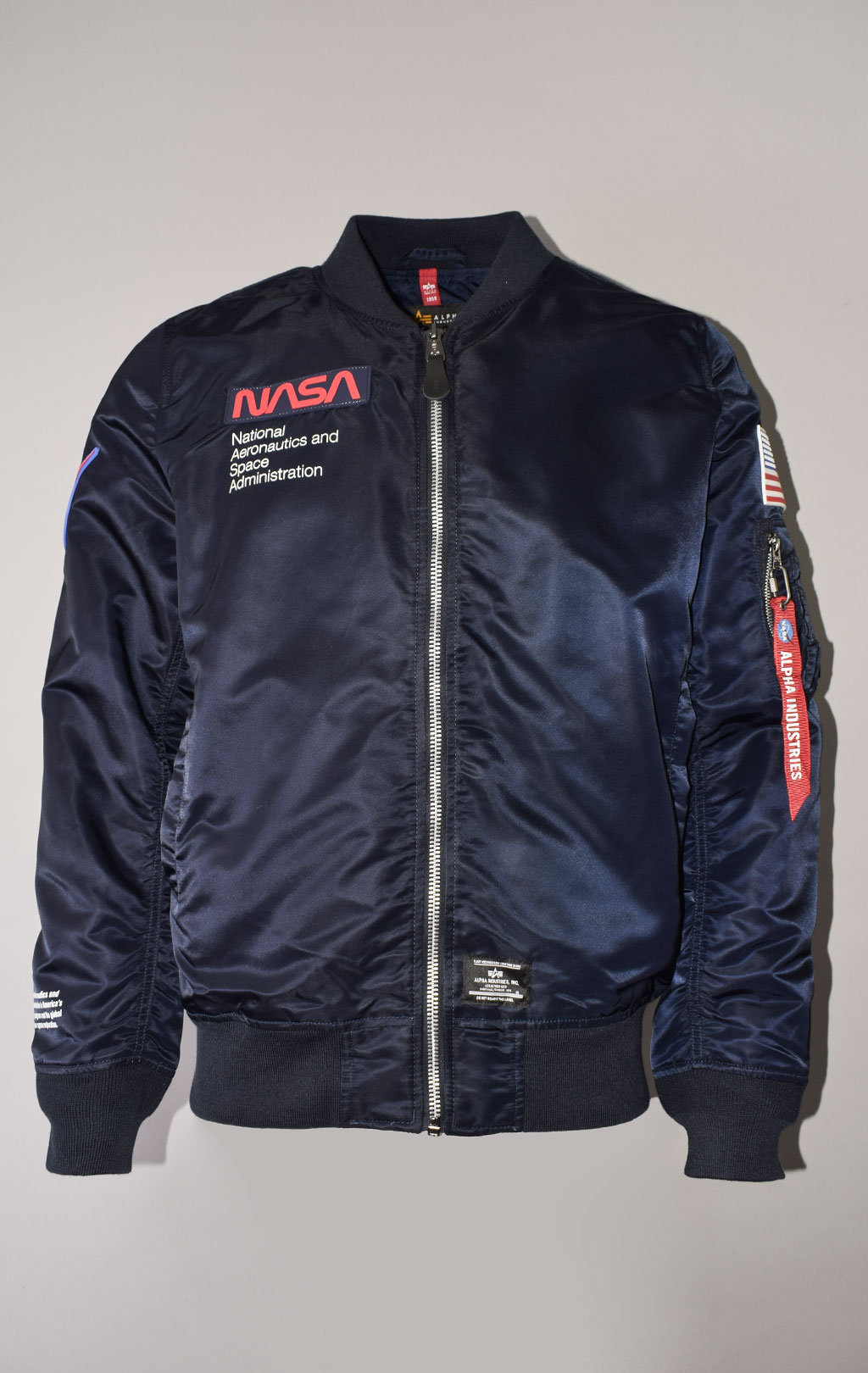 Ветровка ALPHA INDUSTRIES NASA GEN-II FLIGHT JACKET L-2B SS 23 m replica blue 