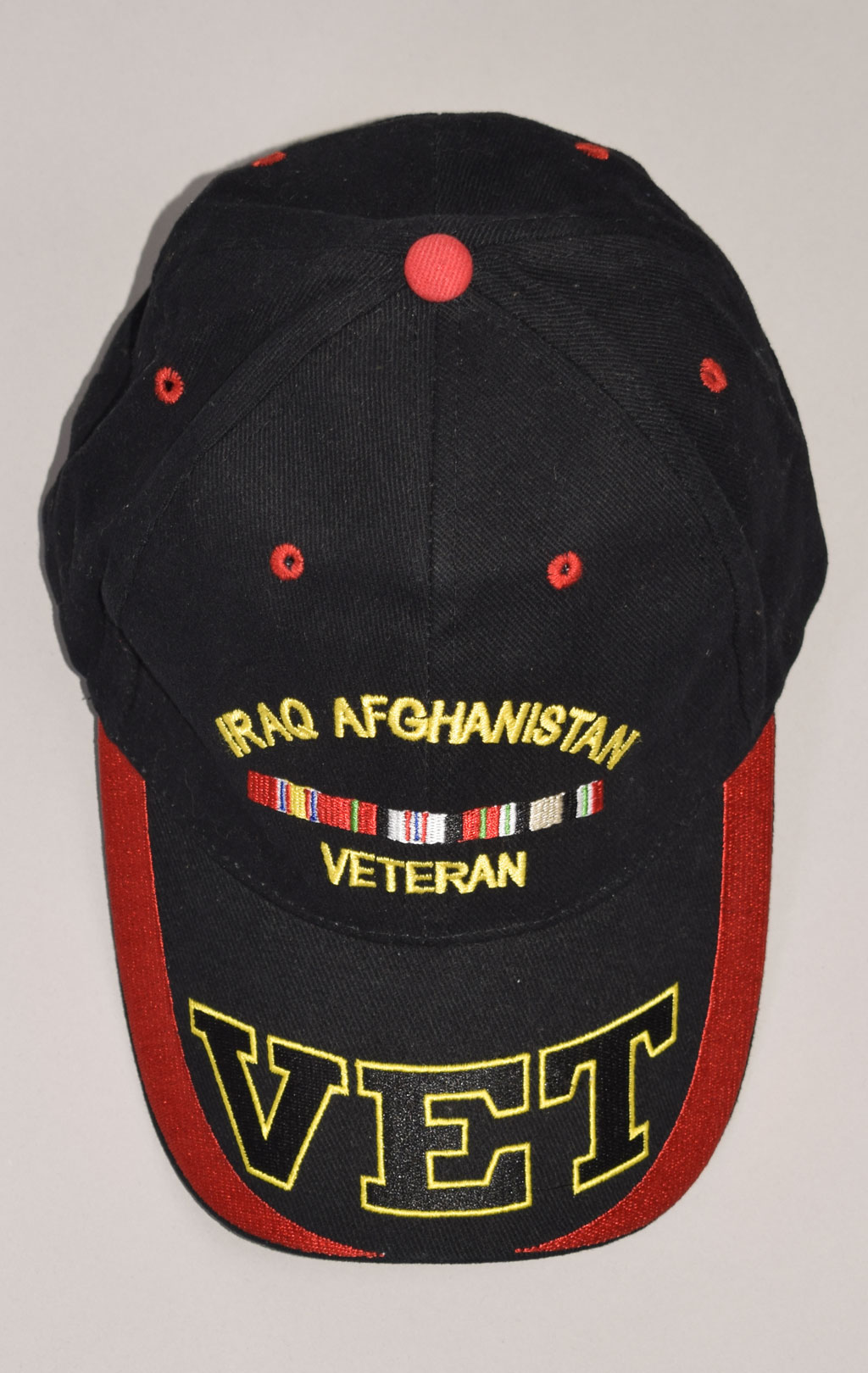 Бейсболка EC IRAQ AFGANISTAN VETERAN black (5734) 