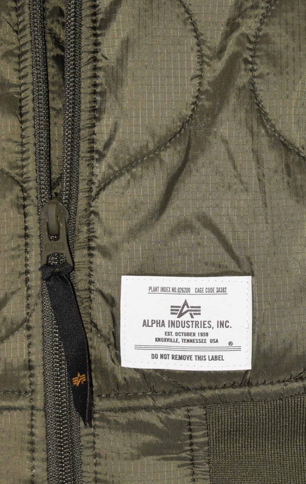 Ветровка-бомбер лётная ALPHA INDUSTRIES QUILTED FLIGHT JACKET L-2B SS 22 m dark green 