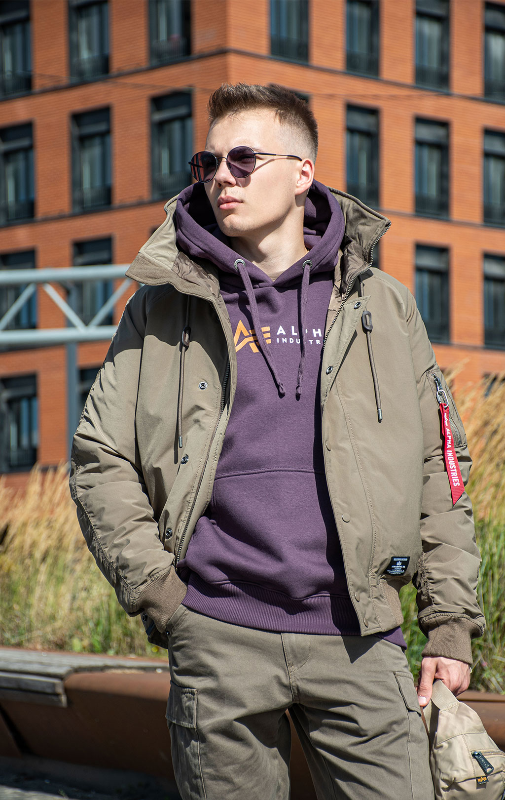 Аляска ALPHA INDUSTRIES ALTITUDE N-2B FW 24/25 coyote brown 