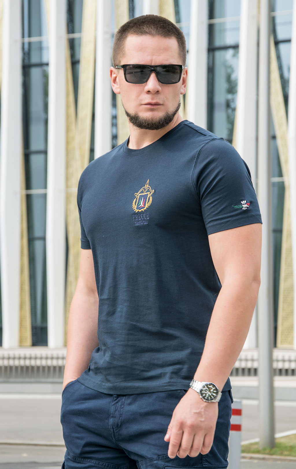 Футболка AERONAUTICA MILITARE FW 23/24/TR dark blue (TS 2155) 