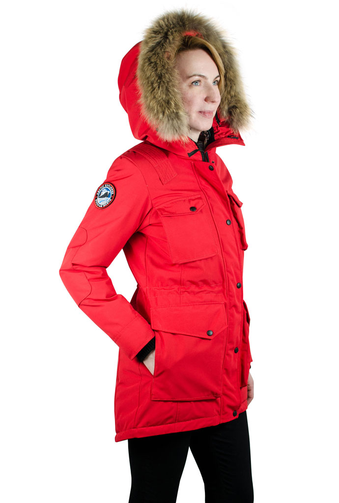 Женский пуховик ARCTIC EXPLORER UMI red 