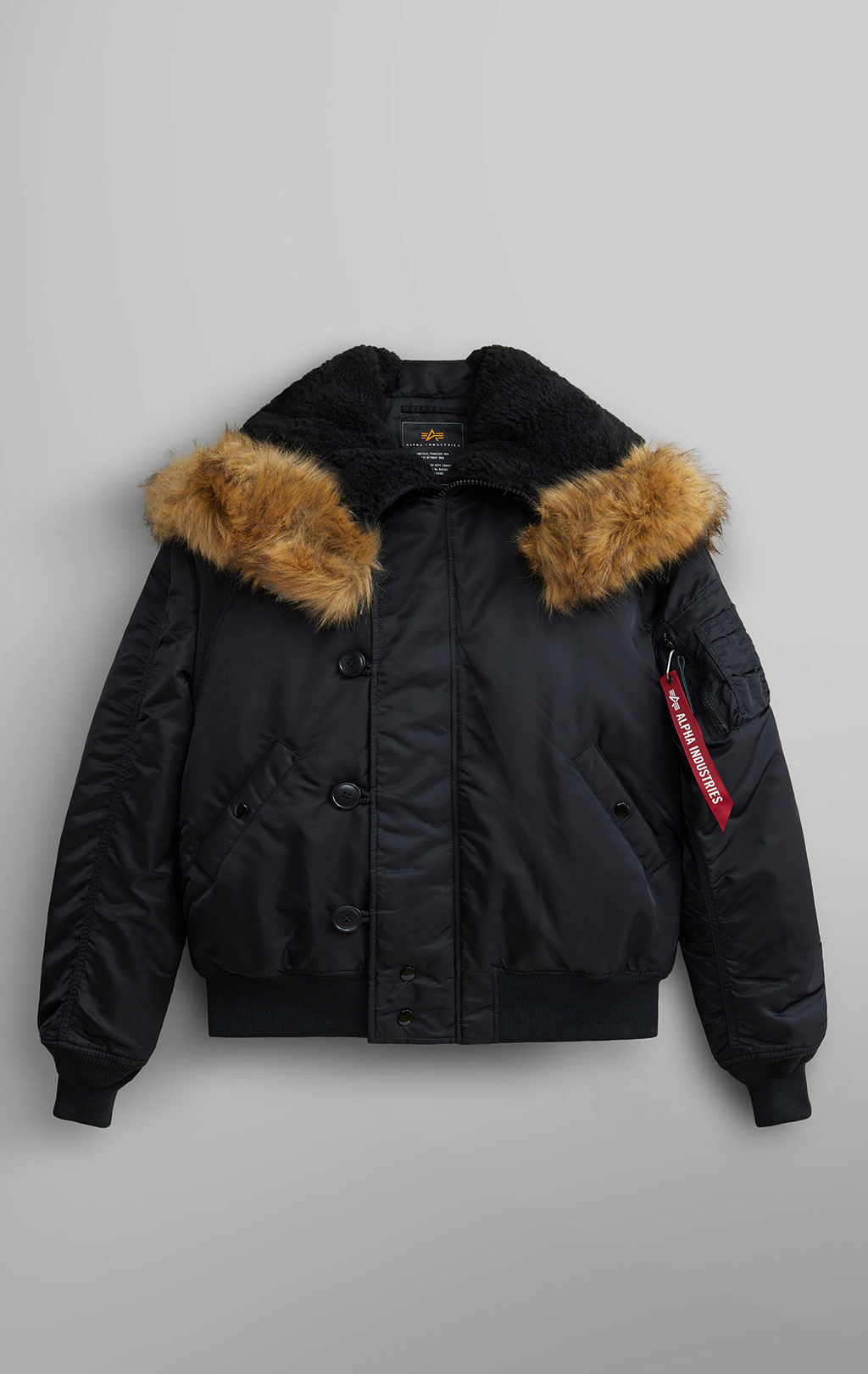 Аляска короткая ALPHA INDUSTRIES N-2B HERITAGE FIT PARKA FW 26/27 black 