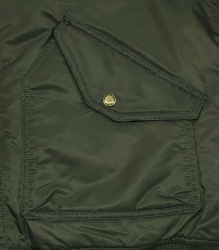 Куртка AERONAUTICA MILITARE verde militare (AB 1480) 