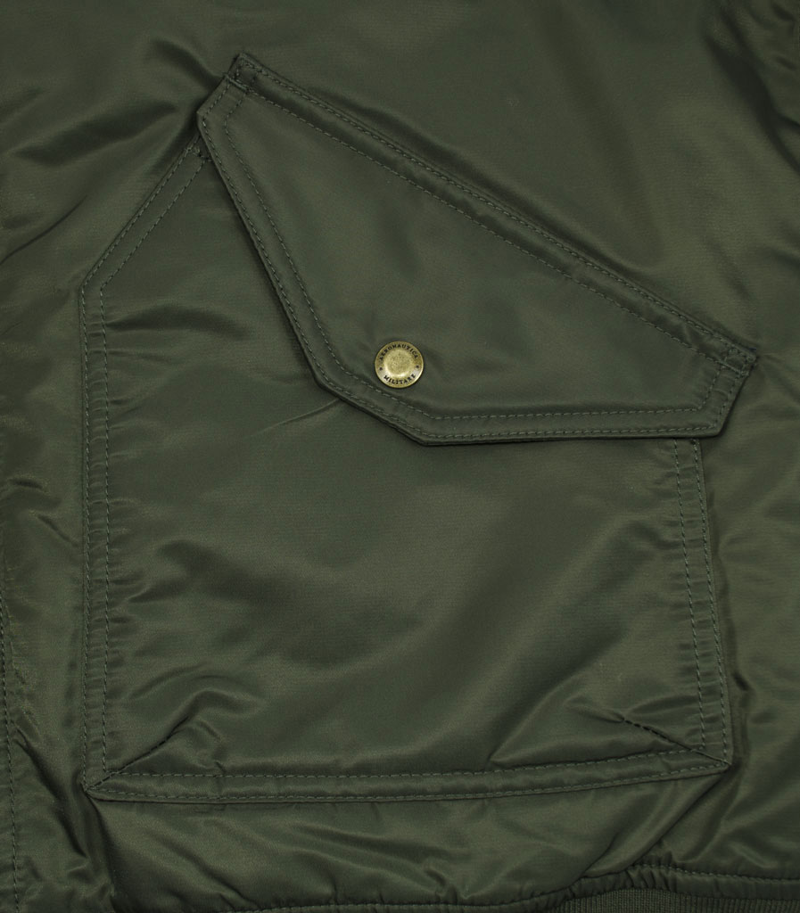 Куртка AERONAUTICA MILITARE verde militare (AB 1480) 