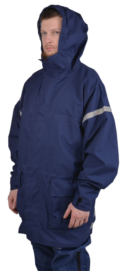 Куртка непромокаемая Gore-Tex полицейская Gore-Tex navy Германия