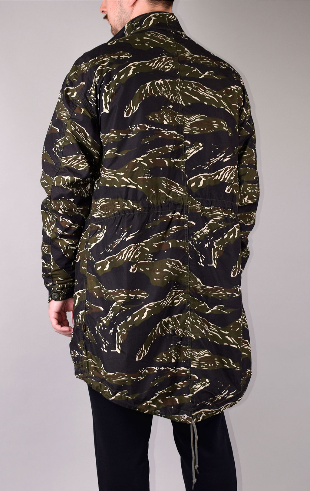 Парка ALPHA INDUSTRIES DEFENDER FISHTAIL original fit tiger camo 