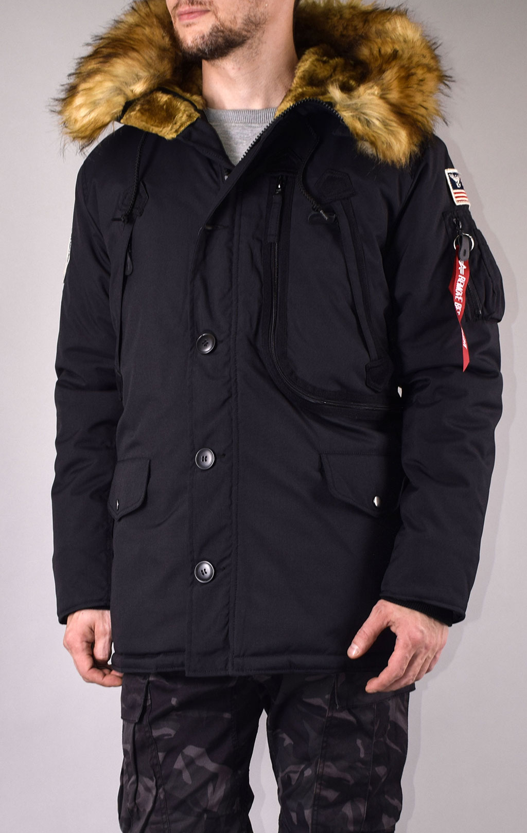 Аляска ALPHA INDUSTRIES POLAR big size black 