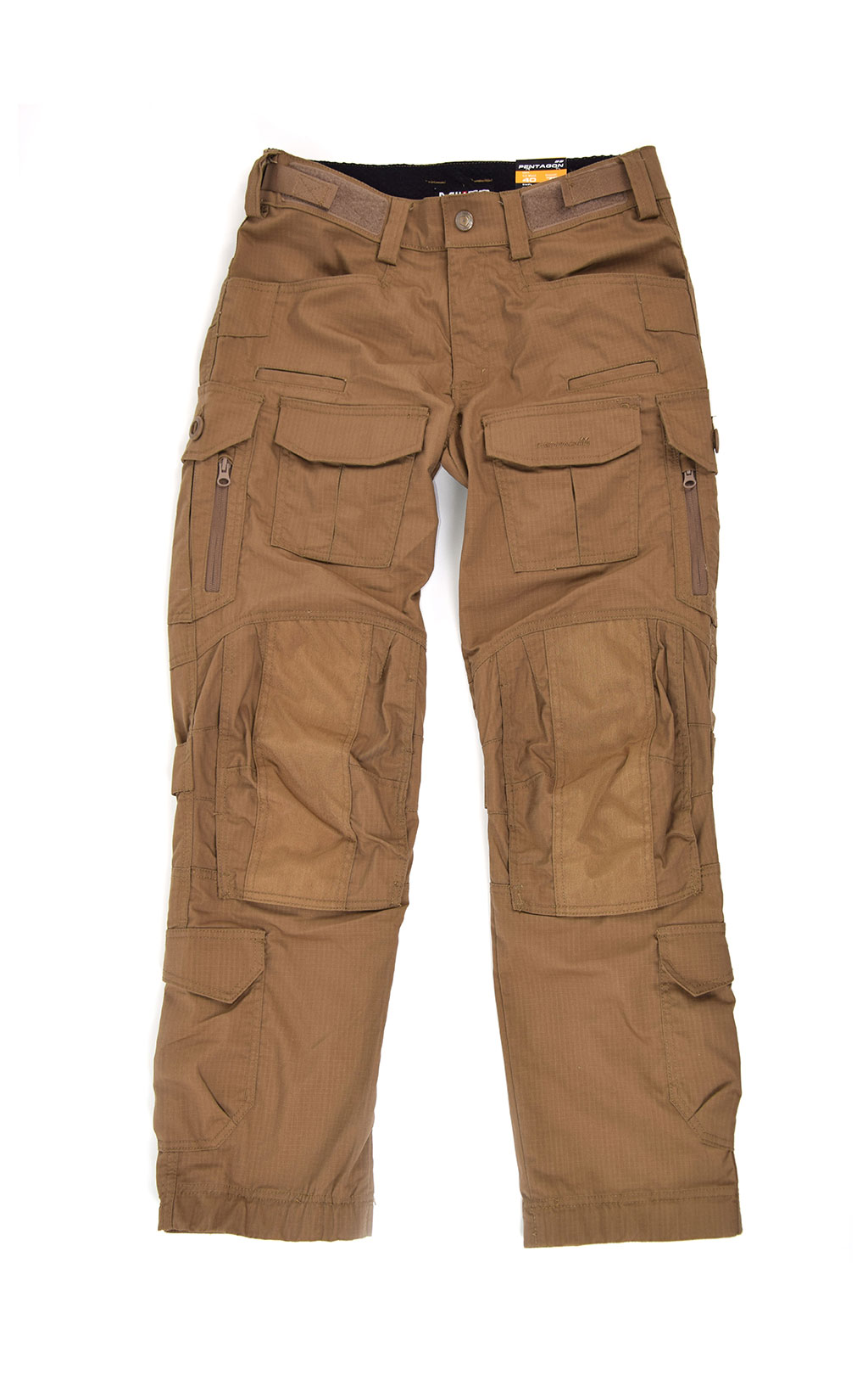 Брюки тактические Pentagon WOLF big size хлопок35%/полиэстер65% Rip-Stop stretch coyote 05031 