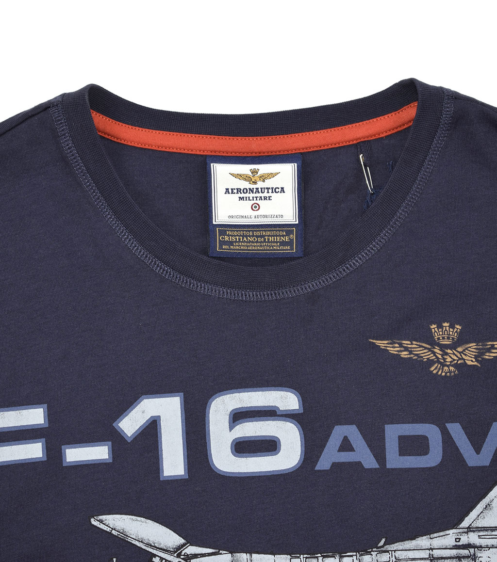 Лонгслив AERONAUTICA MILITARE FW 19/20 blue navy (TS 1668) 